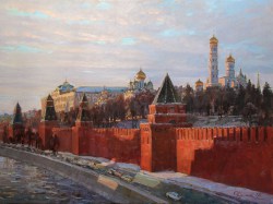 Вечерние краски Кремля
